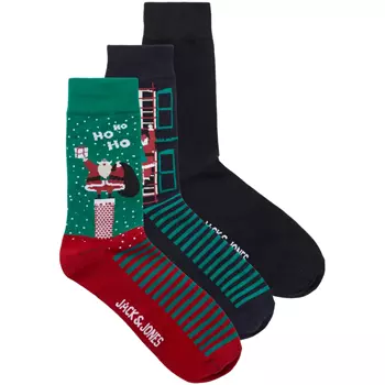 Jack & Jones JACCLIMBING SANTA 3er-Pack Weihnachtsstrümpfen