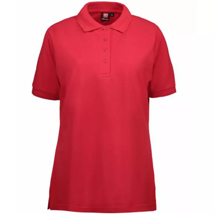 ID PRO Wear women's Polo shirt, Red, large image number 1