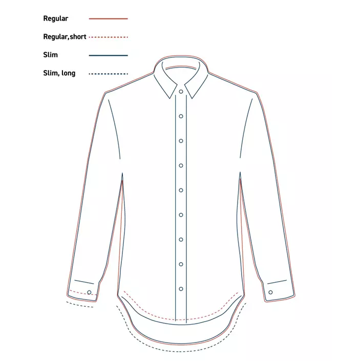 NewTurn Super Stretch Slim fit skjorte, Hvid, large image number 5