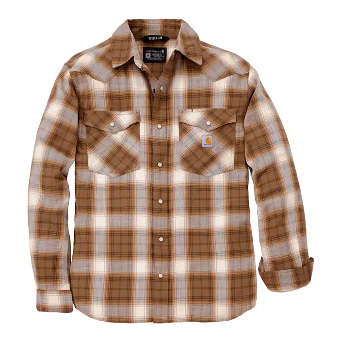 Carhartt Flanellhemd, Carhartt Brown, large image number 0