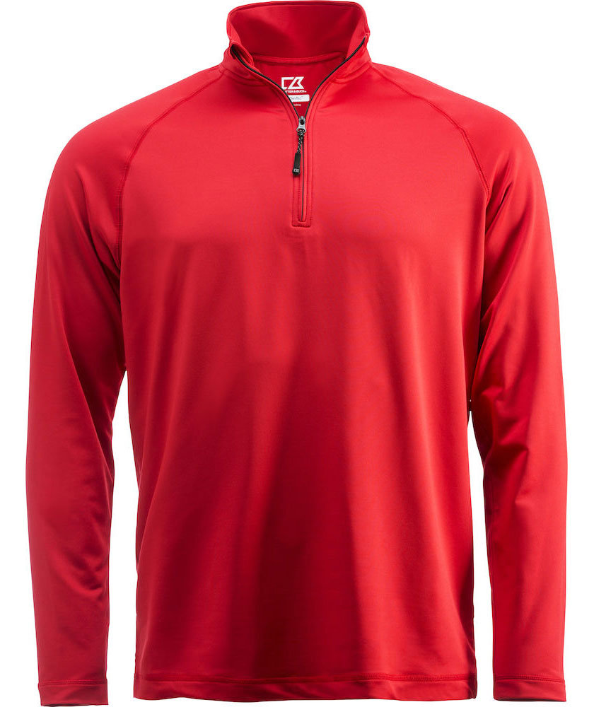 Cutter & Buck Coos Bay halfzip sweatshirt, R&ouml;d