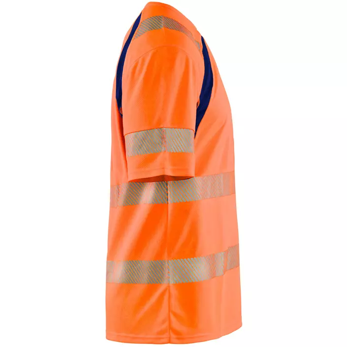 Blåkläder UV T-shirt, Hi-vis Orange/Marine, large image number 3
