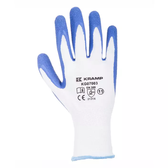 Kramp gardening gloves, White, large image number 0