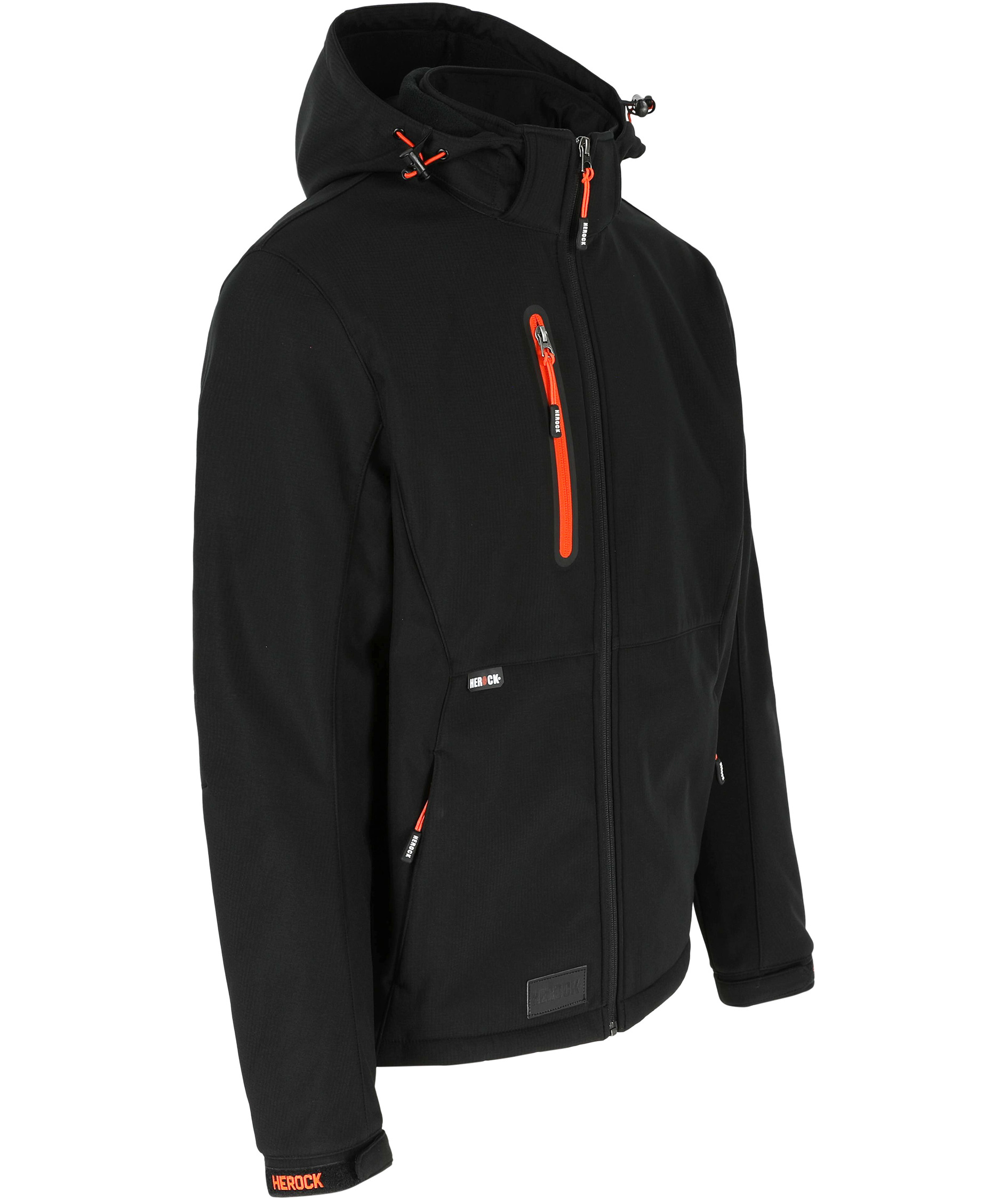 HEROCK Trystan softshelljakke, Black, large image number 6