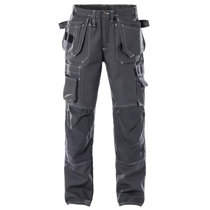 Fristads craftsman trousers 265K, Dark Grey, large image number 0