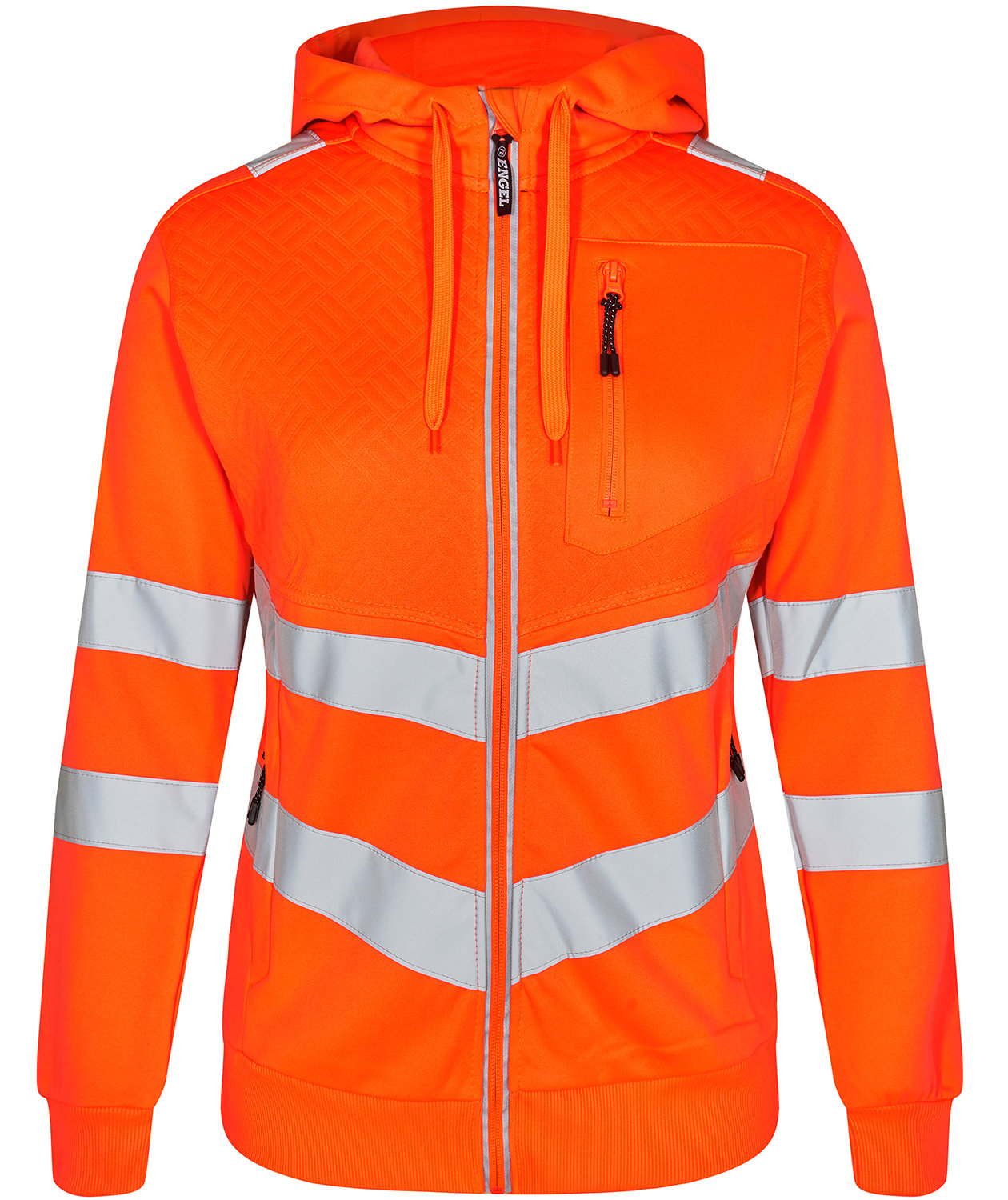 Engel Safety women's hoodie, Hi-vis Orange, large image number 0