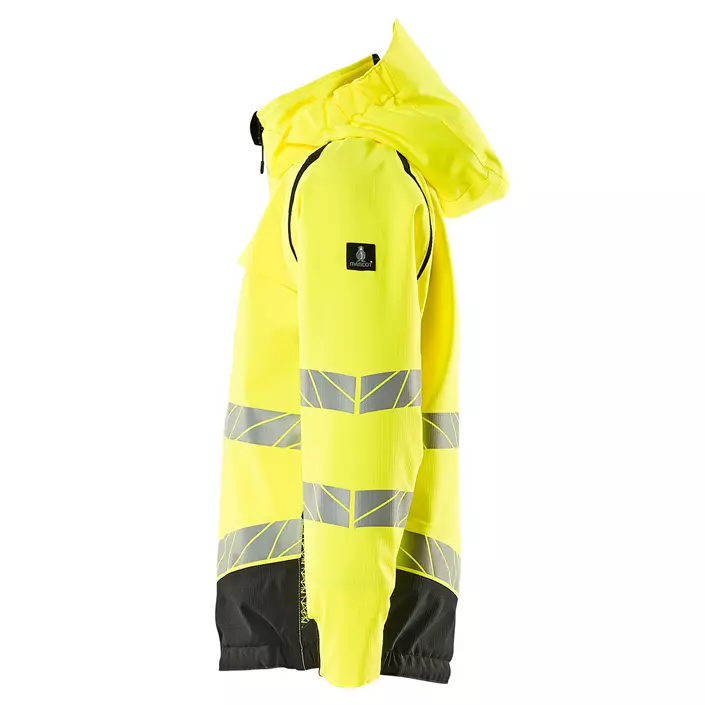 Mascot Accelerate Safe winter jacket for kids, Hi-vis Yellow/Black, large image number 4