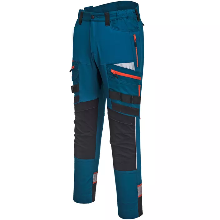 Portwest DX4 work trousers full stretch, Metro blue, large image number 2