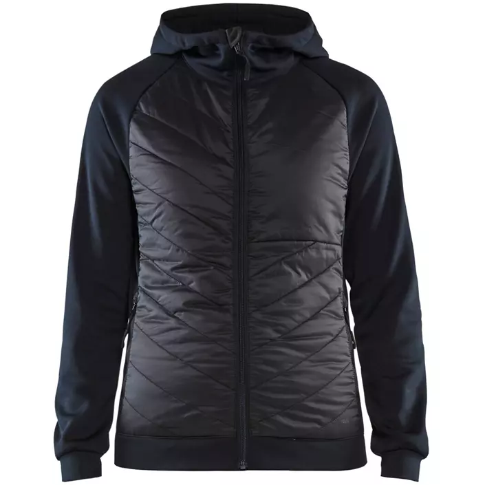 Blåkläder women's hybrid hoodie, Dark Marine/Black, large image number 0