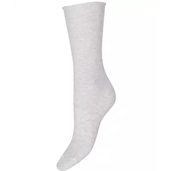 Decoy Fine Knit socks, Light grey melange
