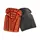 L.Brador Knieschützer 540PP, Orange/Schwarz, Orange/Schwarz, swatch