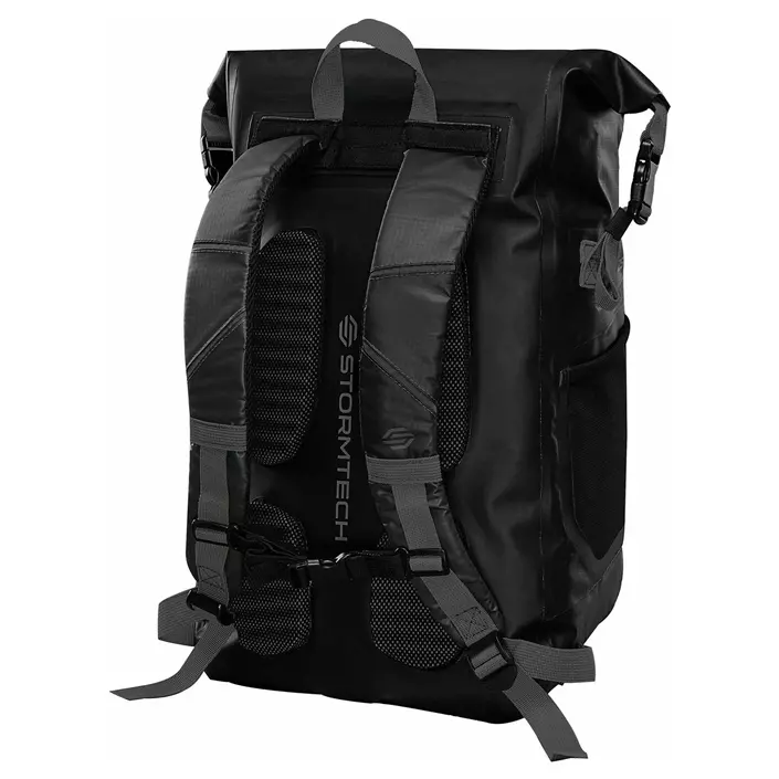 Stormtech Rainer waterproof backpack 25L, Black/Grey, Black/Grey, large image number 3