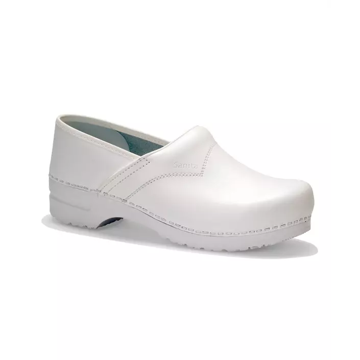 Sanita San Flex clogs with heel cover O2, White, large image number 0