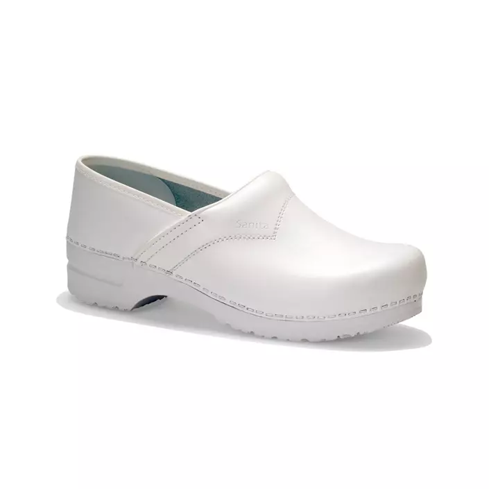 Sanita San Flex clogs with heel cover O2, White, large image number 0