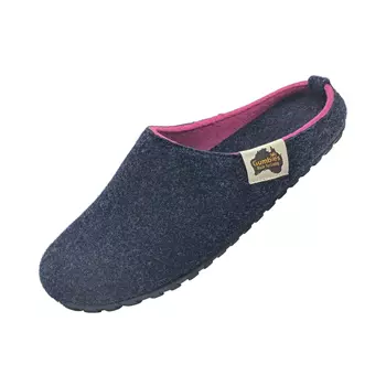 Gumbies Outback Slipper tofflor, Navy/Pink