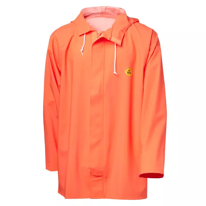Viking Budget rain jacket, Hi-vis Orange, large image number 0