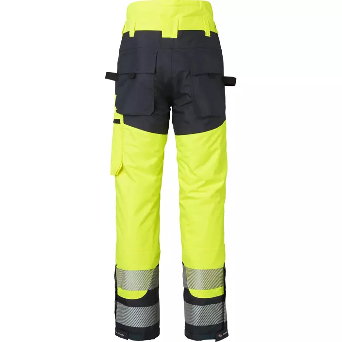 Top Swede winter trousers 121, Hi-Vis Yellow/Navy, large image number 5