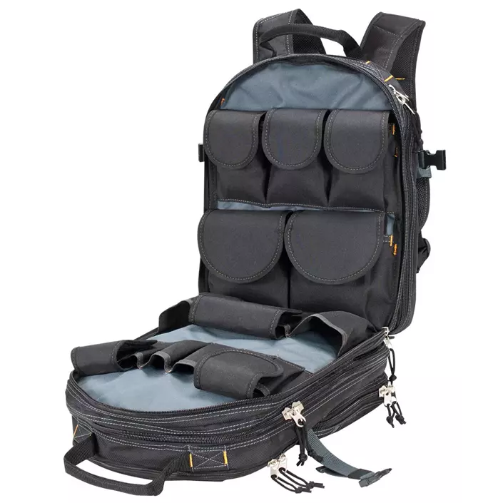 CLC Work Gear 1132 Heavy-Duty tool backpack, Black, Black, large image number 2