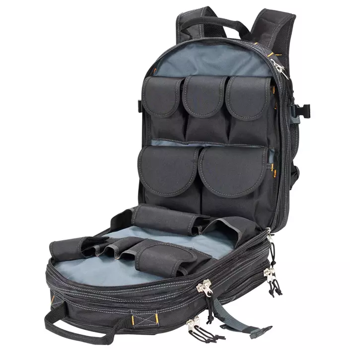 CLC Work Gear 1132 Heavy-Duty tool backpack, Black, Black, large image number 2