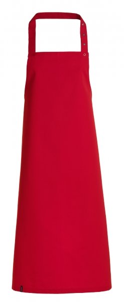 Kentaur bib apron, Red, Red, swatch