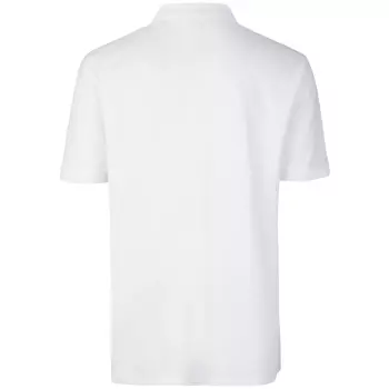 ID PRO Wear Polo T-skjorte med trykknapper, Hvit
