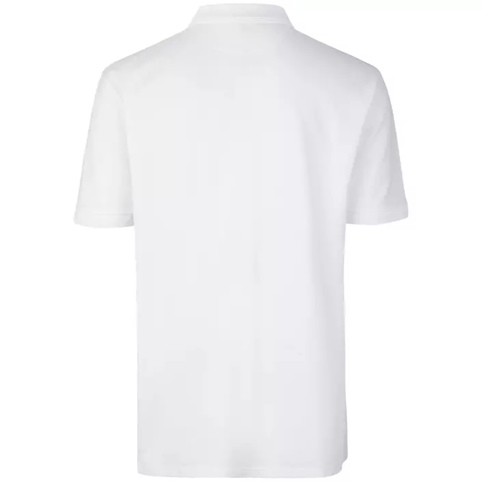 ID PRO Wear Polo T-skjorte med trykknapper, Hvit, large image number 0