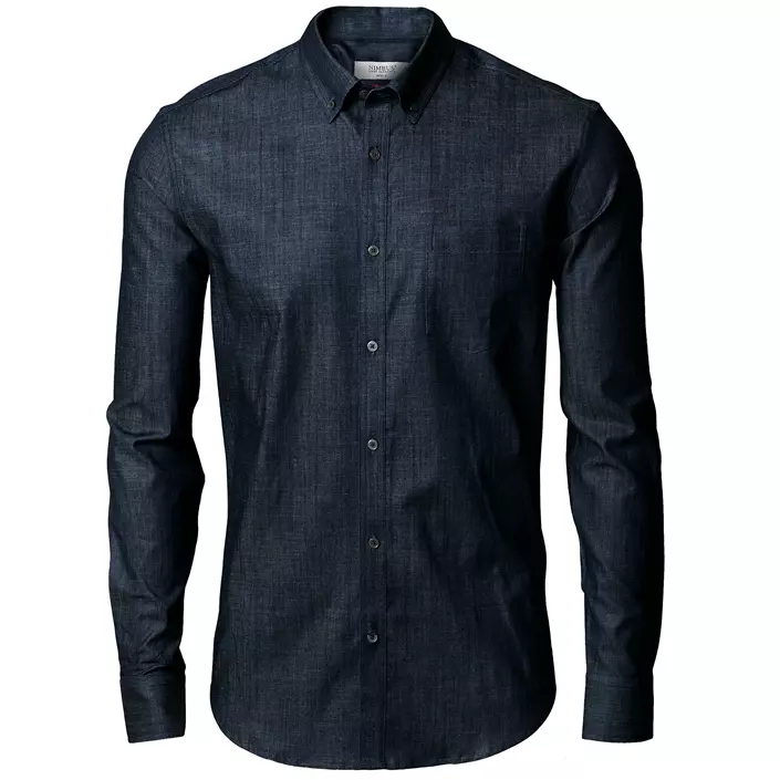 Nimbus Torrance Slim fit shirt, Indigo Blue, large image number 0