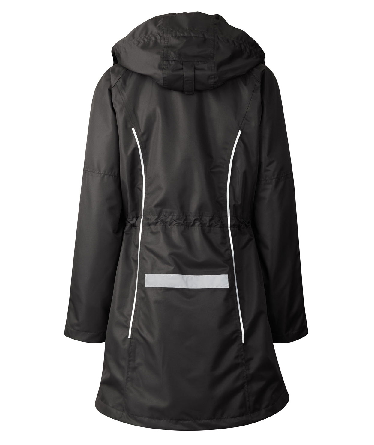 Xplor Care women's zip-in shell jacket with detachable hood, Black