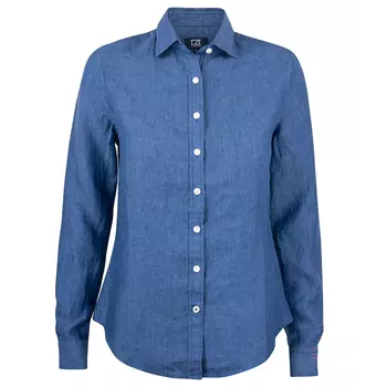 Cutter & Buck Summerland Modern fit dame hørskjorte, Dream blue