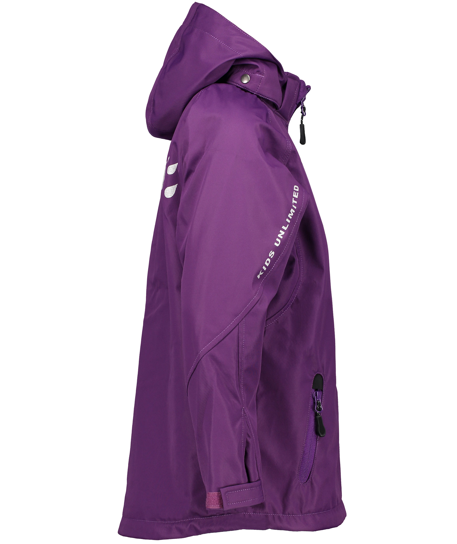 Ocean Tech softshell jacket for kids, Purple, large image number 2