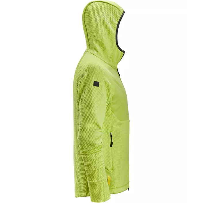 Snickers FlexiWork hoodie with zipper 8405, Lime, large image number 4