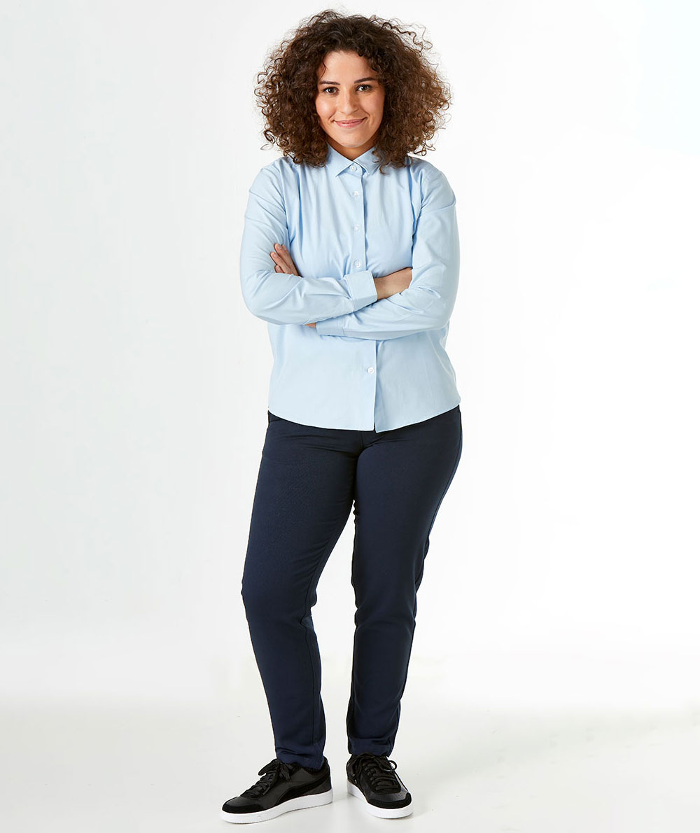 Set for women with regular fit shirt and chinos, , large image number 6