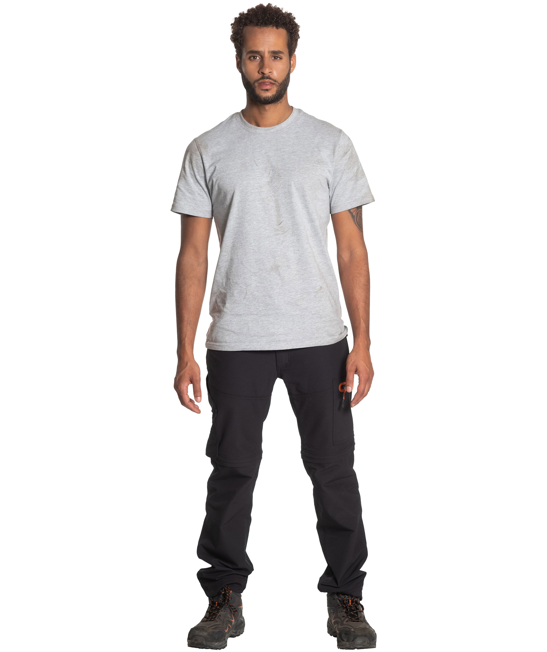 HEROCK Tornado Zip-off service trousers, Black, large image number 1