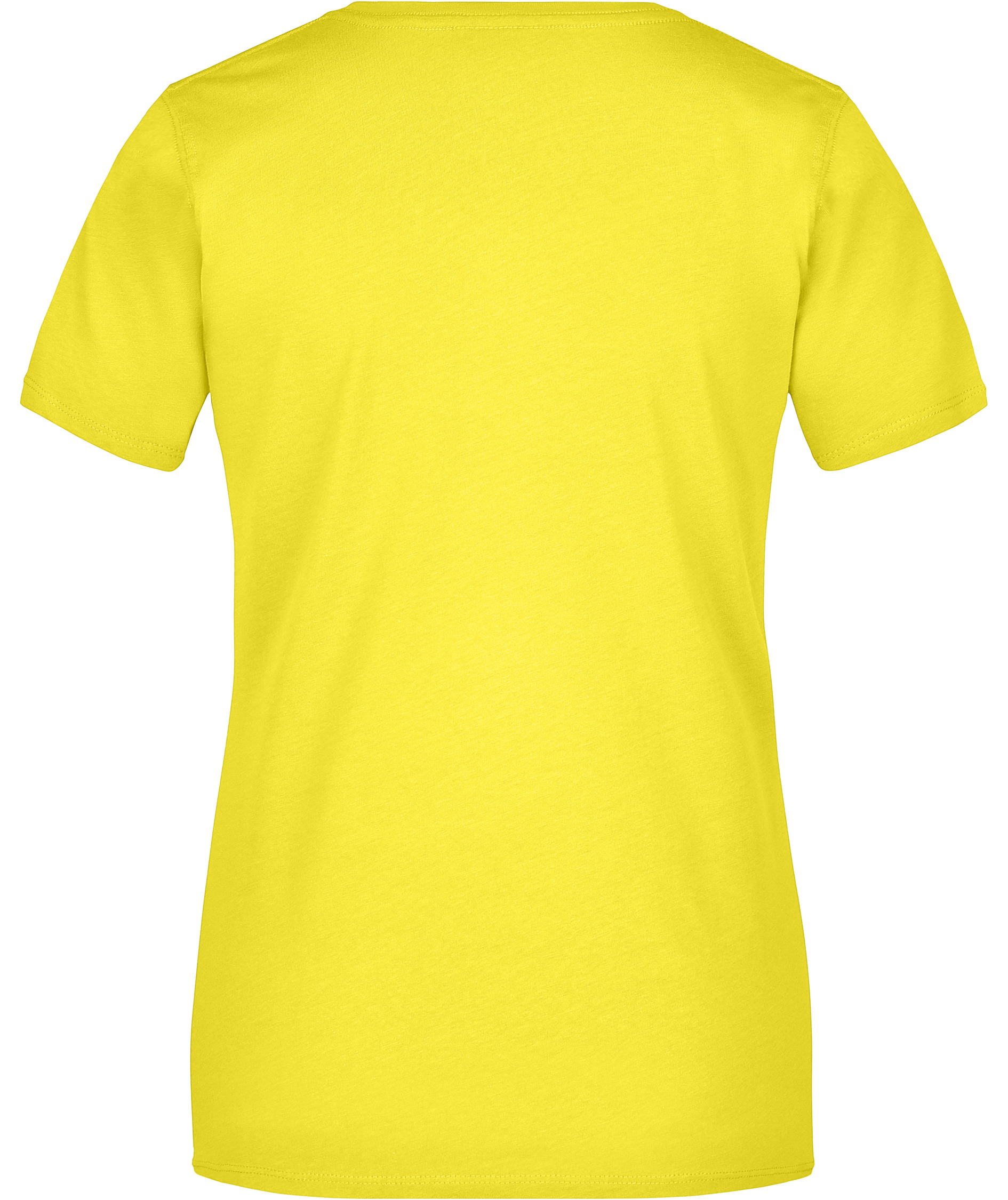 James & Nicholson Basic-T women's T-shirt, Yellow, large image number 1