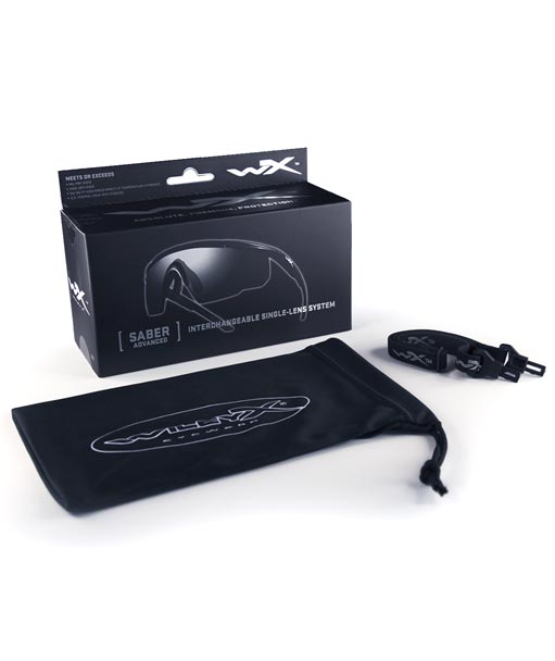 Wiley X Saber Advanced safety glasses, Transparent