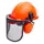 Kramp Standard forest helmet package, Orange, Orange, swatch