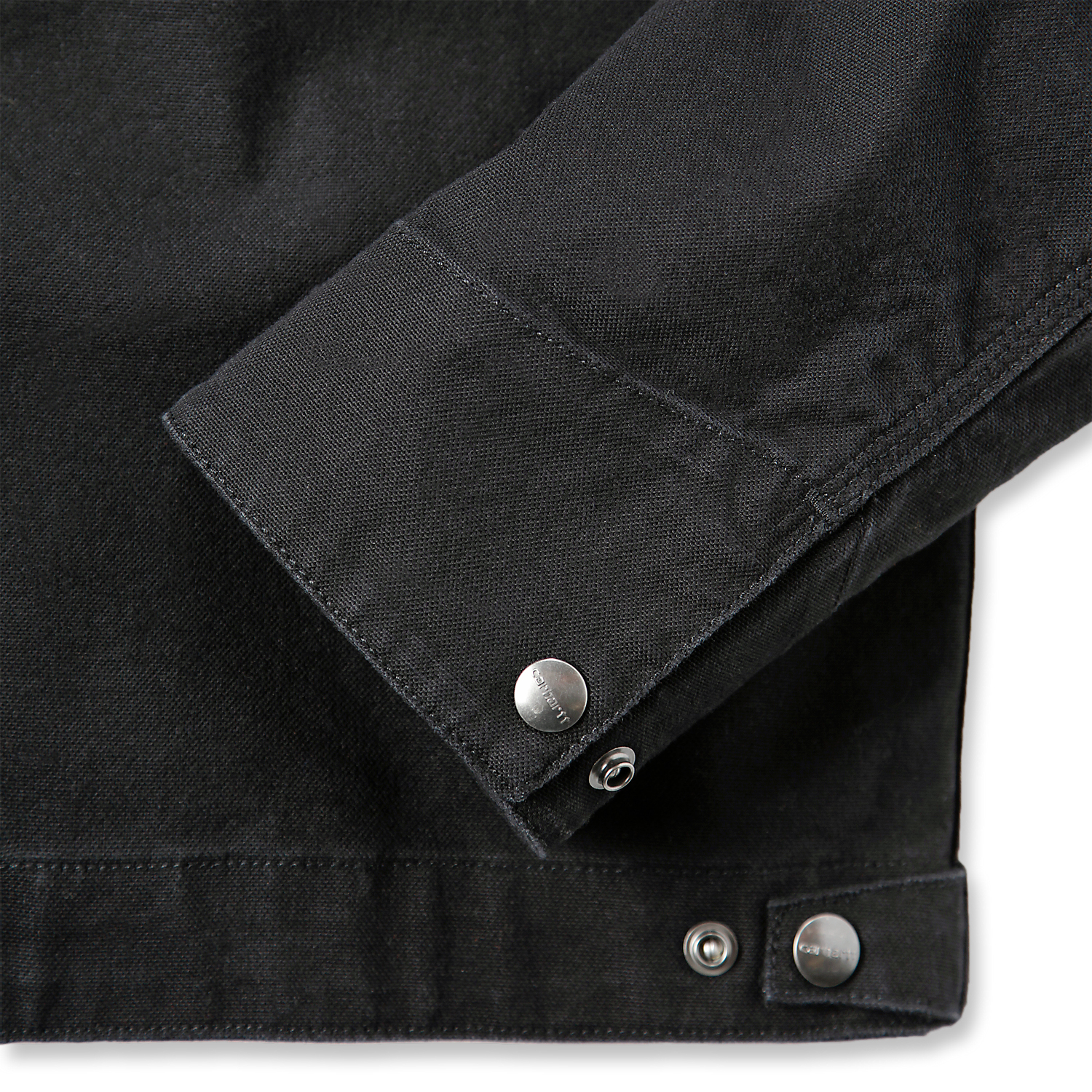 Carhartt Duck Detroit jakke, Black, large image number 4