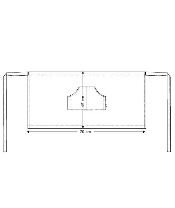 Kentaur forkle med lomme, M&oslash;rk Marine, M&oslash;rk Marine, large image number 2