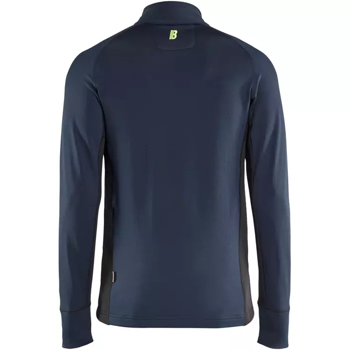 Blåkläder Striker fleecetrøje, Mørk Marine/Hi-Vis Gul, large image number 1