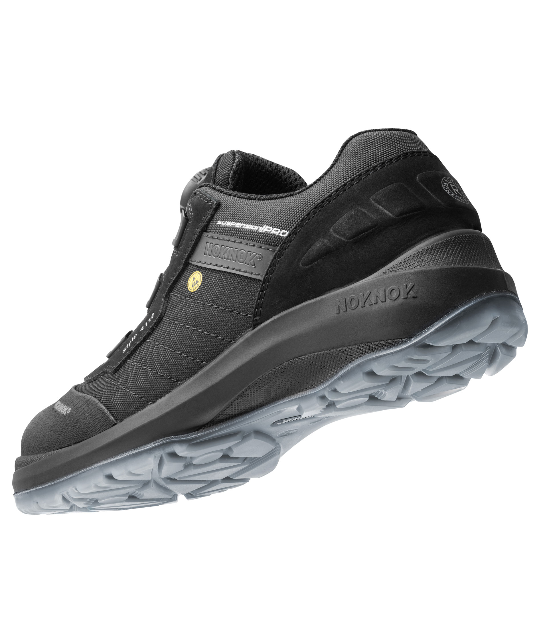 NOKNOK 4110 safety shoes S1P, Black, large image number 3
