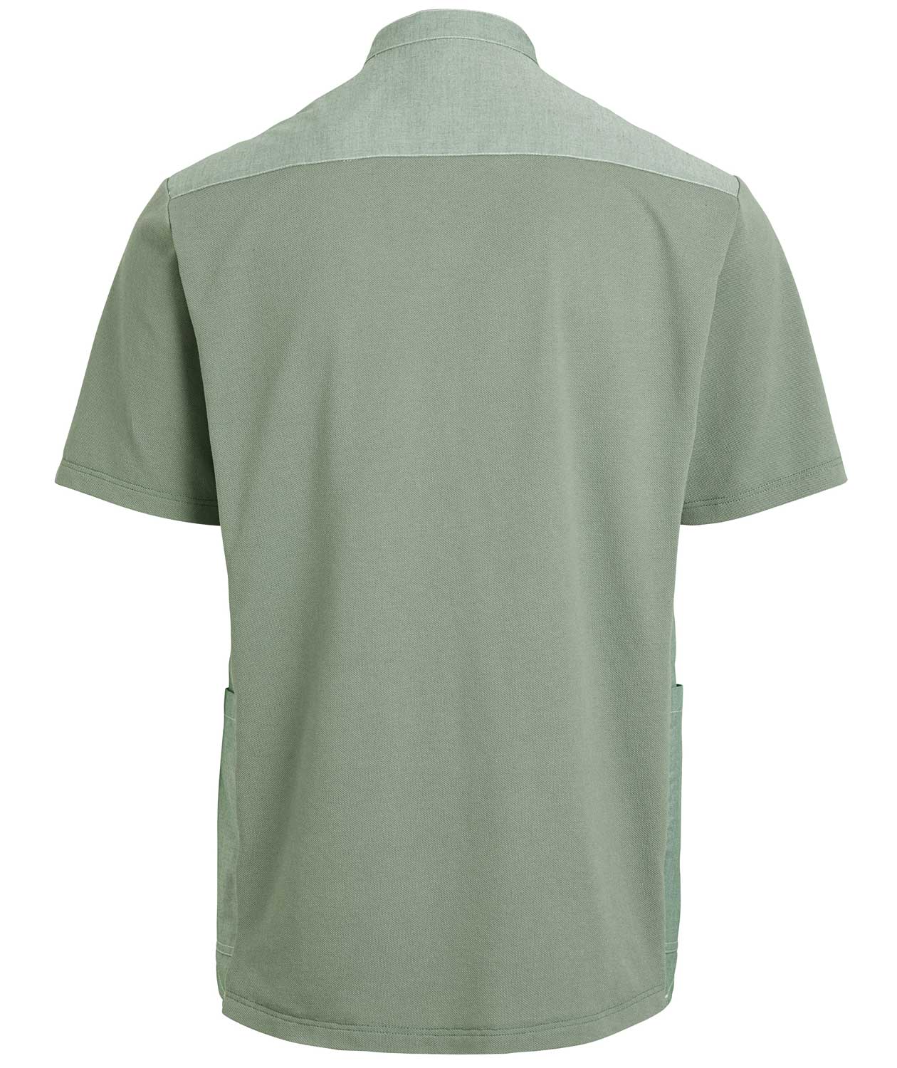 Kentaur short-sleeved pique shirt, Dusty green, large image number 2