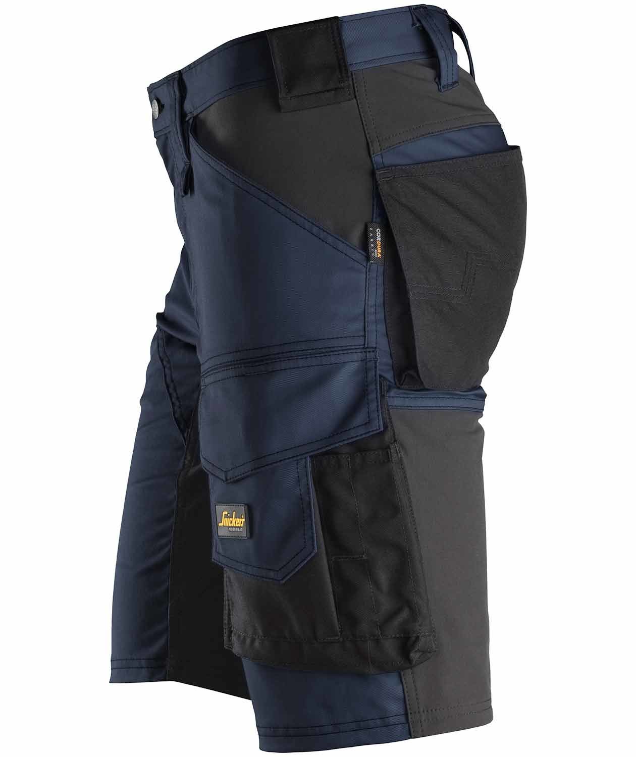 Snickers AllroundWork arbejdsshorts 6143, Navy/Sort, large image number 2