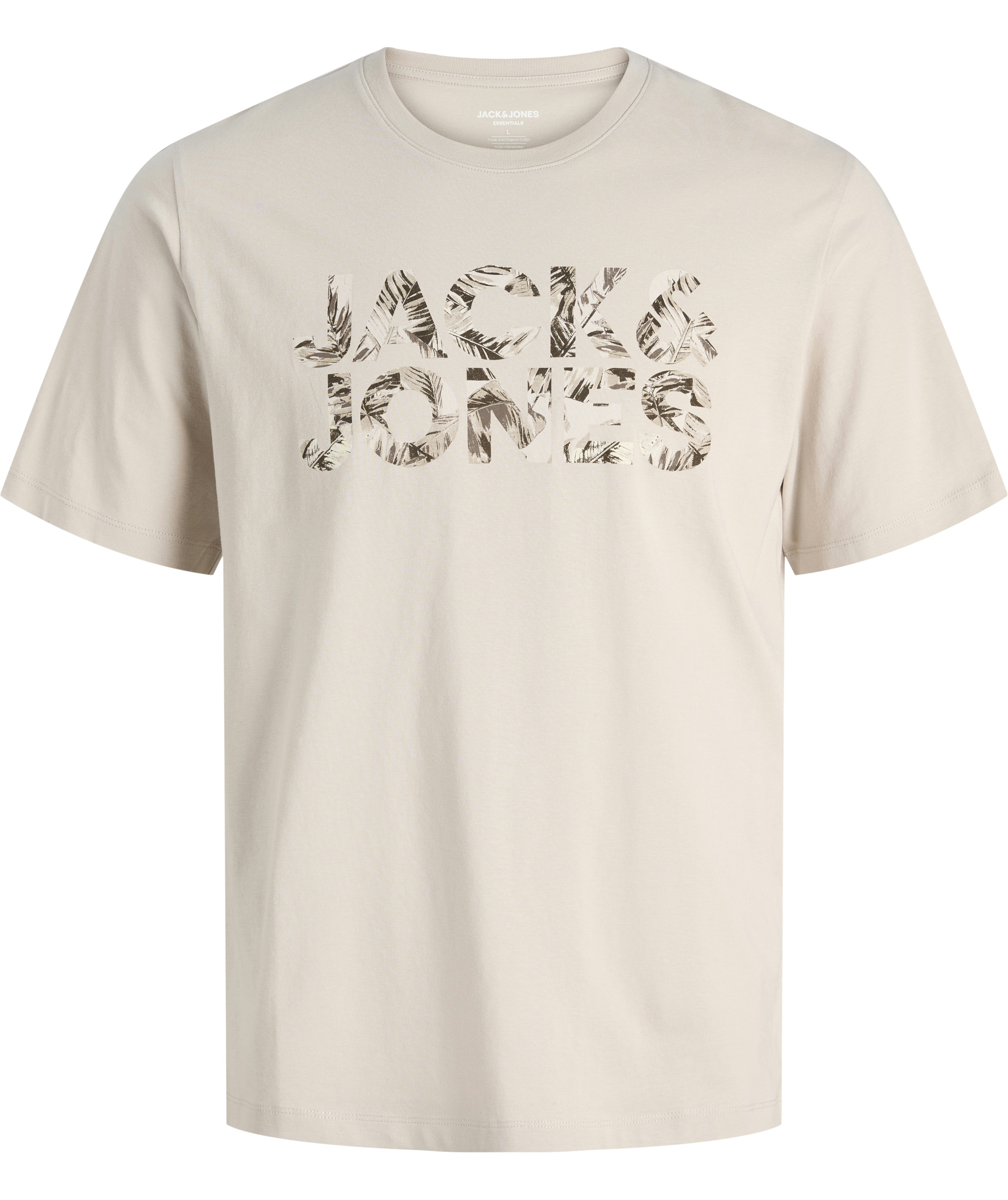 Jack & Jones JJEJEFF LOGO T-shirt, Moonbeam