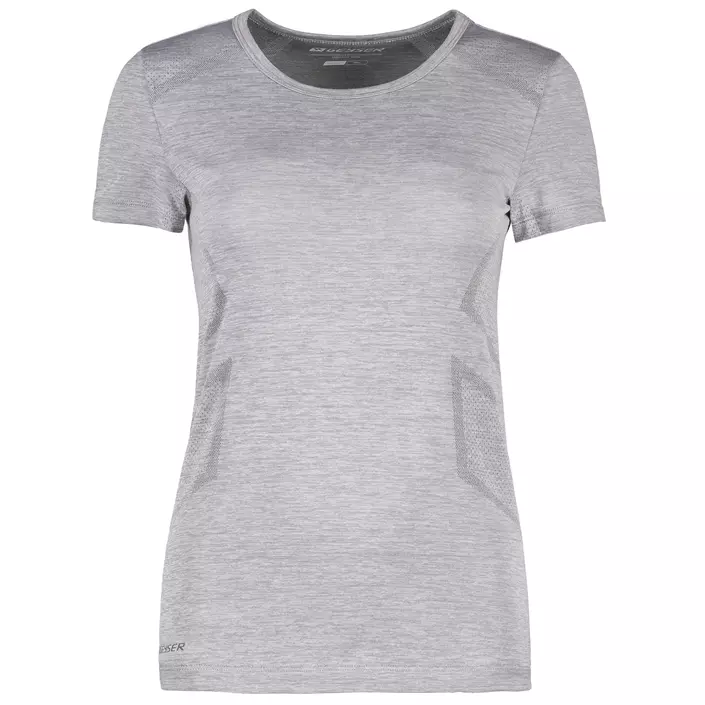 GEYSER Seamless dame T-shirt, Grå Melange, large image number 0
