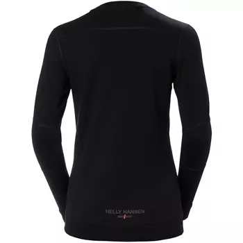 Helly Hansen Lifa women's long-sleeved undershirt with merino wool, Black