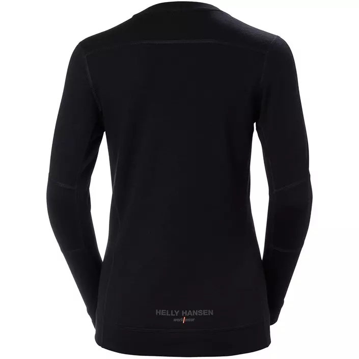 Helly Hansen Lifa women's long-sleeved undershirt with merino wool, Black, large image number 2