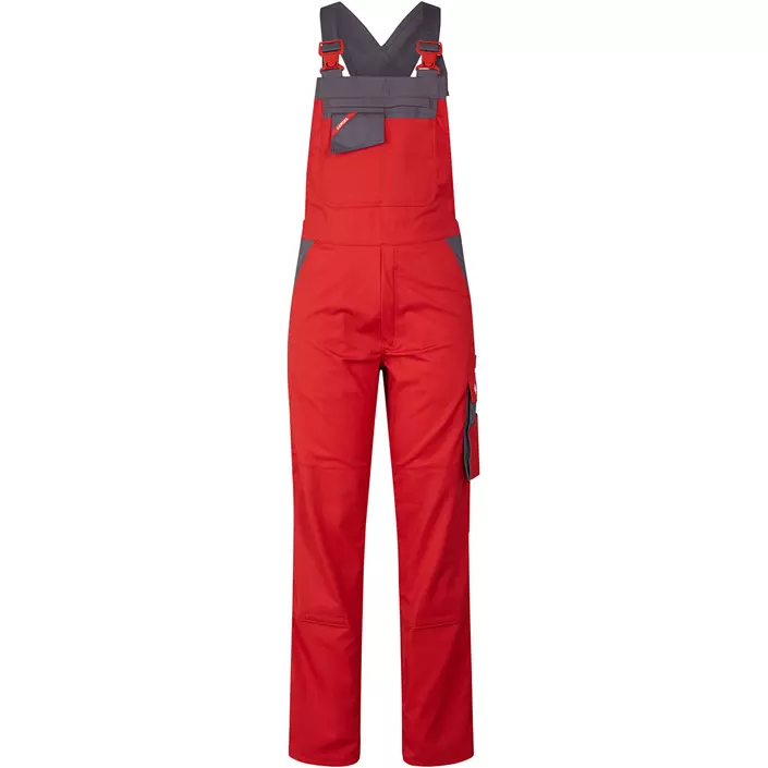 Engel Enterprise Slim Fit overall, Rød/Grå, large image number 0