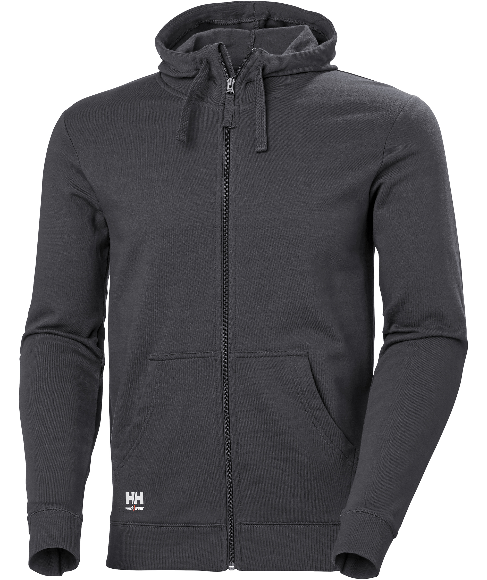 Helly Hansen Classic hoodie with zipper, Dark Grey