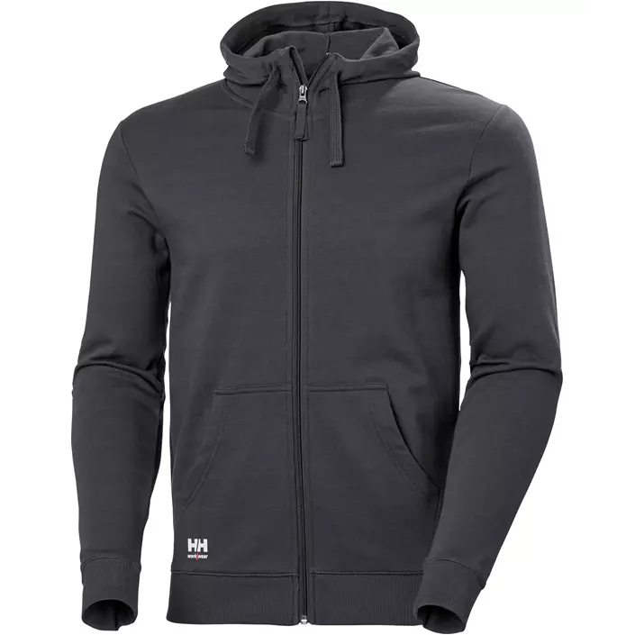 Helly Hansen Classic hoodie med dragkedja, Dark Grey, large image number 0