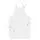 Segers 4579 bib apron with pocket, White, White, swatch